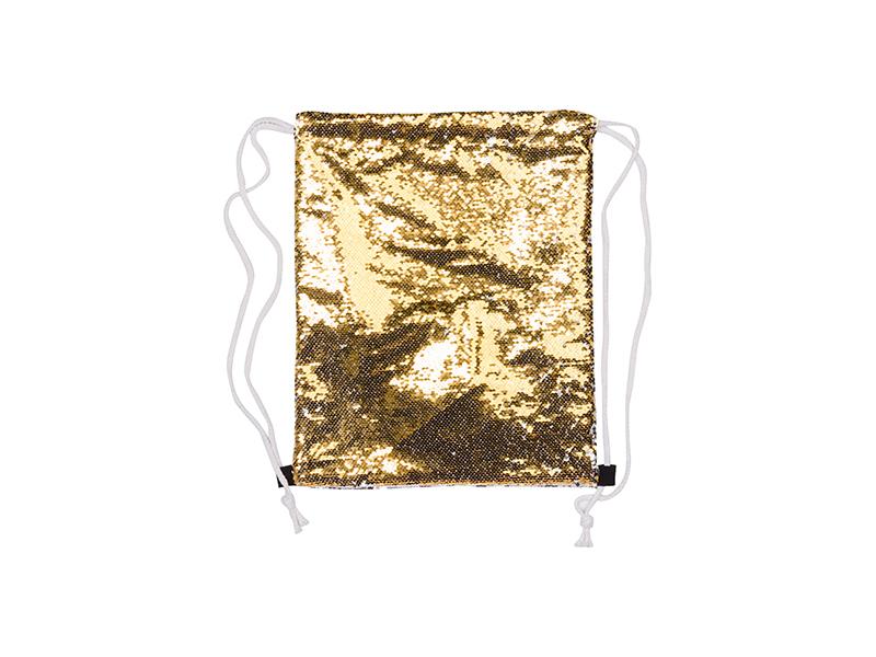 Pailletten Rucksack gold / silber für den Sublimationsdruck